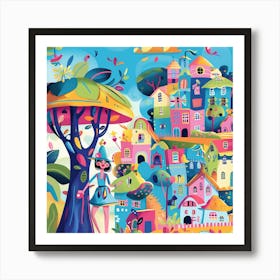 Fairytale Town 5 Art Print