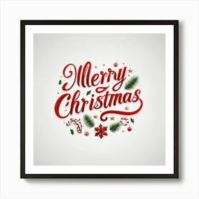 Merry Christmas 8 Art Print