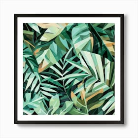 Tropical Leaves 110 Art Print