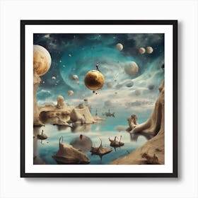 Alien Landscape Art Print