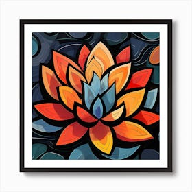 Lotus Flower 7 Art Print