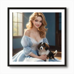 Cinderella 123 Art Print