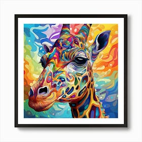 Giraffe 6 Art Print