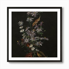 Asters In A Vase Art Print