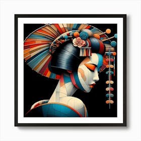 Geishaart206 Art Print