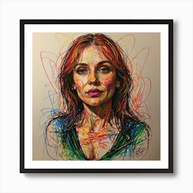 Portrait Of A Woman 11 Art Print