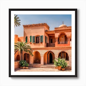 House In The Desert Art Print