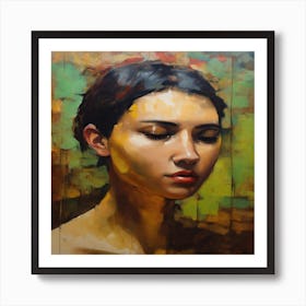 Portrait Of A Woman Art Print