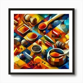 Spice - Abstract Painting Art Print