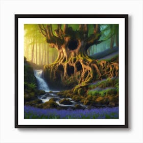 Tree In The Forest Art Print