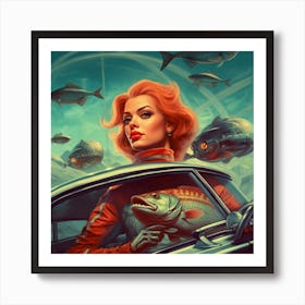 Sexy Fish 1 Art Print