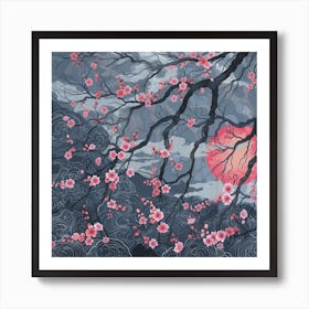 Cherry Blossoms 3 Art Print