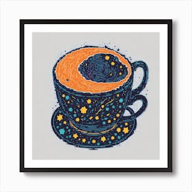 WORLD IN A CUP 4 Art Print