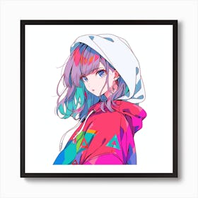 Anime Girl 21 Art Print