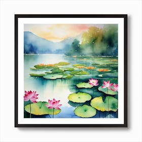 Water Lilies 10 Art Print