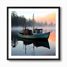 Boats Fine Art Posters By Csaba Fikker For Ai Art Depot 33 Art Print