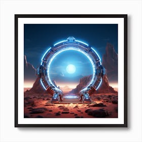 Futuristic Space Art Print