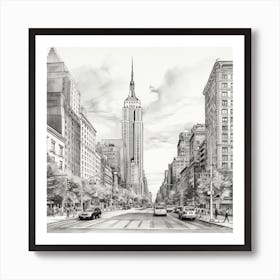 Empire State Building 2 Art Print