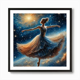 dance of stars Art Print