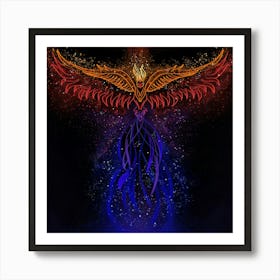 Neon Bird1 Art Print