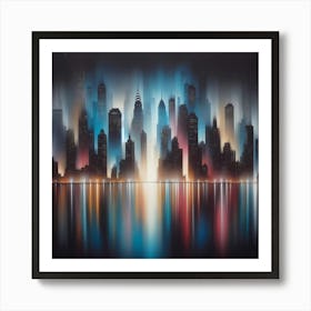 New York City Skyline 3 Art Print