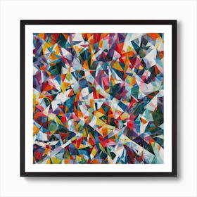 Triangles Art Print