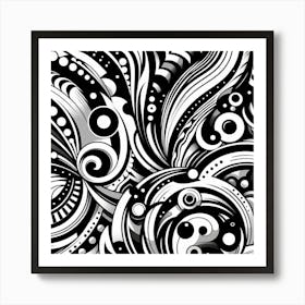 Abstract Psychedelic Pattern Art Print