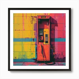 Phone Booth Art Print