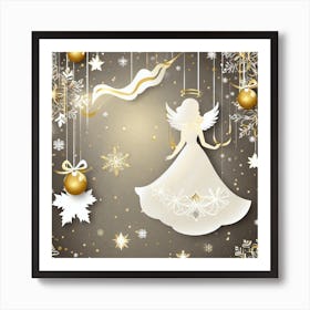 Christmas Angel 2 Art Print