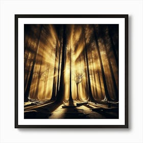 Dark Forest 15 Art Print