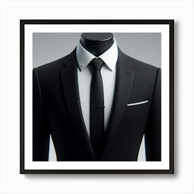 Suit And Tie 1 Art Print