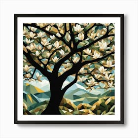 Magnolia Tree Art Print