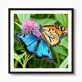 Monarch Butterflies 2 Art Print