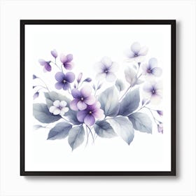 Violets 2 Art Print