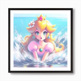 Cute Peach pastel Art Print