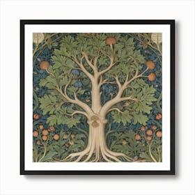 William Morris London Exhibition Poster Tree Of Life Botanical Art Print 1 Art Print