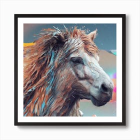 The real horse does not exists Art Print