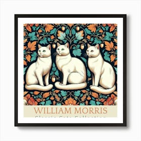 William Morris Classic Cats Collection Art Print