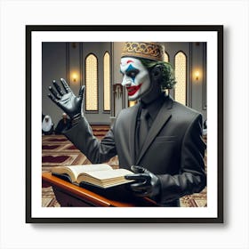 Joker In The Mosque Art Print