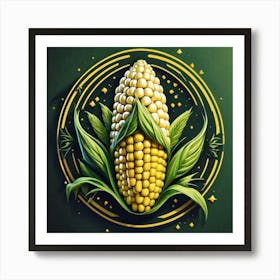 Sweetcorn As A Logo Mysterious (1) Art Print