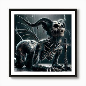 Demon Cat Art Print