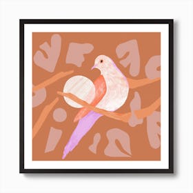 Birdy On The Perch 2 Art Print