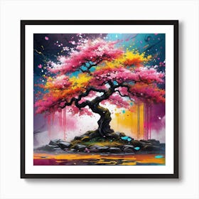 Cherry Blossom Tree 22 Art Print