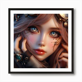 Steampunk Doll Art Print