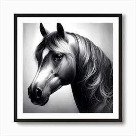 Creative Horse Beauty Illustration Nr 128 Art Print