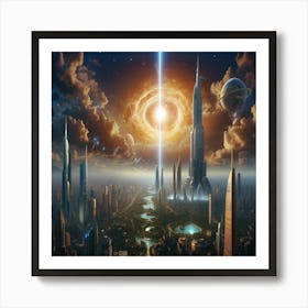 imagine the miracles can you see in the world year2100 Art Print