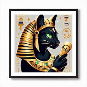 Egyptian Cat 1 Art Print
