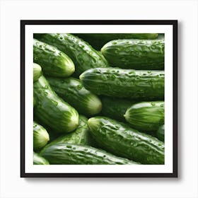 Cucumbers 2 Art Print