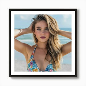 Girl In A Bikini 10 Art Print