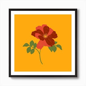 La fleur Art Print